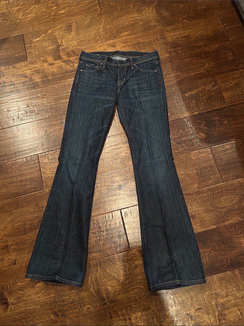 Citizens Of Humanity Dark Indigo Flare Jeans